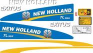 Kit Adesivos UV Compatível New Holland TL95E Exitus