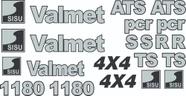 Kit Adesivos - Valmet Sisu 1180 4x4 Kit Adesivos - Valmet Sisu 1180 4x4