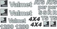 Kit Adesivos - Valmet Sisu 1280 4x4 Kit Adesivos - Valmet Sisu 1280 4x4