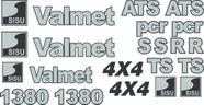 Kit Adesivos - Valmet Sisu 1380 4x4 Kit Adesivos - Valmet Sisu 1380 4x4