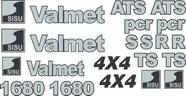 Kit Adesivos - Valmet Sisu 1680 4x4