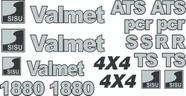 Kit Adesivos - Valmet Sisu 1880 4x4 Kit Adesivos - Valmet Sisu 1880 4x4