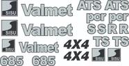 Kit Adesivos - Valmet Sisu 685 4x4 Kit Adesivos - Valmet Sisu 685 4x4