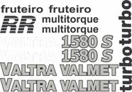 Kit Adesivos Valtra Valmet 1580 S Fruteiro Rr Multitorque Kit Adesivos Valtra Valmet 1580 S Fruteiro Rr Multitorque
