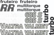 Kit Adesivos - Valtra Valmet 685 S Turbo (fruteiro) Kit Adesivos - Valtra Valmet 685 S Turbo (fruteiro)