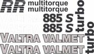 Kit Adesivos - Valtra Valmet Turbo 885 S Kit Adesivos - Valtra Valmet Turbo 885 S