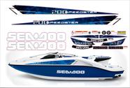 Kit Adesivos Vermelho Compatível Seadoo Speedster 200 04-07