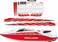 Kit Adesivos Vermelho Seadoo Speedster 200 2007 Twin 430hp Kit Adesivos Vermelho Seadoo Speedster 200 2007 Twin 430hp