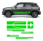 Kit Adesivos Vinil Verde Compatível Mini Cooper 4All
