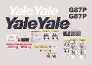 Kit Adesivos Yale G87p (4000 Kg) Kit Adesivos Yale G87p (4000 Kg)