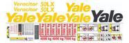 Kit Adesivos Yale Veracitor 50lx Kit Adesivos Yale Veracitor 50lx