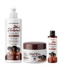 Kit Adificicante Mel Cola 250g Óleo Natural Proteção Térmica