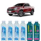 Kit aditivo radiador bio coolant concentrado rosa + agua desmineralizada - fiat toro - r1923