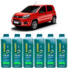 Kit aditivo radiador bio coolant pronto para uso verde - fiat uno - r1896