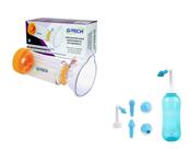 Kit Adulto E Infantil Limpador Nasal 300 Ml + Espaçador G-tech Kit Adulto E Infantil Limpador Nasal 300 Ml + Espaçador G-tech