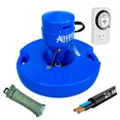 Kit Aerador para Tanques Açudes Piscicultura Chafariz 0,5cv 500m² Cabo Timer Corda
