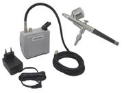 Kit Aerografia Mini Compressor + Aerógrafo Copo Fixo 0,5 OneTools