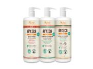 Kit África Shampoo, Condicionador E Creme De Pentear 1000ml