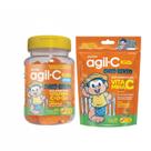 Kit Agil C Plus C 40 gomas e Agil C Kids C25 gomasPharlab