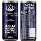 Kit água mineral lata acquissima para restaurantes pack 24 unidades