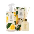 Kit Água Perfumada 500ml e Difusor de Perfume 200ml Citrus Verbena Lenvie Parfums
