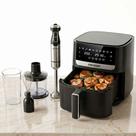 Kit air fryer 8l e mixer inox completo