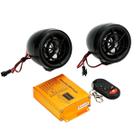 Kit Alarme Anti Furto Bluetooth Caixa De Som Mp3 Para Moto