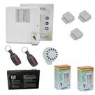 Kit Alarme central WI-FI 5 sensores s fio Hombrus c bateria