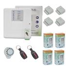 Kit Alarme central WI-FI 8 sensores sem fio Hombrus