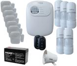 Kit Alarme Intelbras Anm 24 App 7 Sensor Mag S Fio 5 Ivp Pet