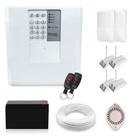 Kit Alarme Residencial Bopo 6 Sensores Com Fio Discadora
