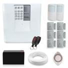 Kit Alarme Residencial Bopo 8 Sensores Sem Fio e Discadora