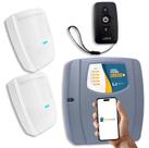 Kit Alarme sem Fio com Wifi 2 Sensores Pet 20kg 2 Sensores Magneticos e Bateria