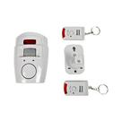Kit Alarme Sem Fio Sensor Presença Sirene 2 Controles
