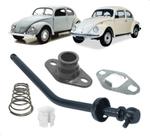 Kit Alavanca Câmbio Cúpula Chapa Guia Bucha Vw Fusca Todos