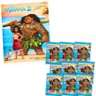 Kit Álbum Brochura + 10 Envelopes Disney Moana 2 Panini