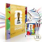 Kit Álbum Capa Dourado + 500 Figurinhas (72 envelopes) Copa Do Mundo 2026