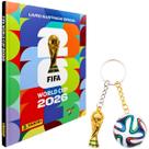 Kit Álbum Capa Dura e 2 Chaveiros Copa do Mundo 2026 Panini Kit Álbum Capa Dura e 2 Chaveiros Copa do Mundo 2026 Panini