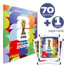 Kit Album Copa Do Mundo 2026 Capa Mole + 70 Figurinhas (10 Pacotinhos)