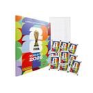 Kit Álbum Copa Do Mundo 2026 + Capa Plástica Protetora + 70 Figurinhas Lacrados Colecionáveis -