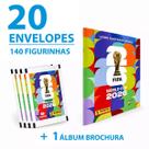 Kit Álbum Copa do Mundo 2026 Fifa World Cup 2026 Panini + 20 Pacotes de Figurinhas