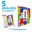 Kit Álbum Copa do Mundo 2026 Fifa World Cup 2026 Panini + 5 Pacotes de Figurinhas