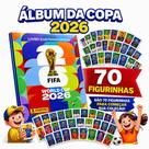 Kit Álbum Copa Do Mundo Capa Mole + 70 Figurinhas Panini