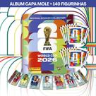 Kit Álbum Copa Do Mundo Fifa 2026 Capa Mole +140 Figurinhas