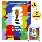 Kit Álbum De Figurinhas Oficial Copa Do Mundo Capa Mole FIFA 2026 + Envelopes de Figurinhas Colecion