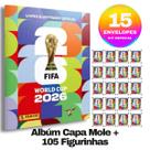 Kit Álbum Original Panini Copa Do Mundo 2026 com Brinde de 105 Figurinhas Kit Álbum Original Panini Copa Do Mundo 2026 com Brinde de 105 Figurinhas