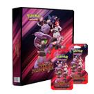 Kit Álbum Pokemon Rivais Predestinados e 2 Blister Unitário