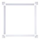 Kit Alçapão Moldura Forro Dry Wall e PVC 60x60 BRANCA