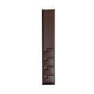 Kit alçapão - moldura forro pvc 80x80 mogno