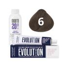 Kit Alfaparf Evolution Of The Color 6 Louro Escuro 60ml + OX 20V 90ml Kit Alfaparf Evolution Of The Color 6 Louro Escuro 60ml + OX 20V 90ml